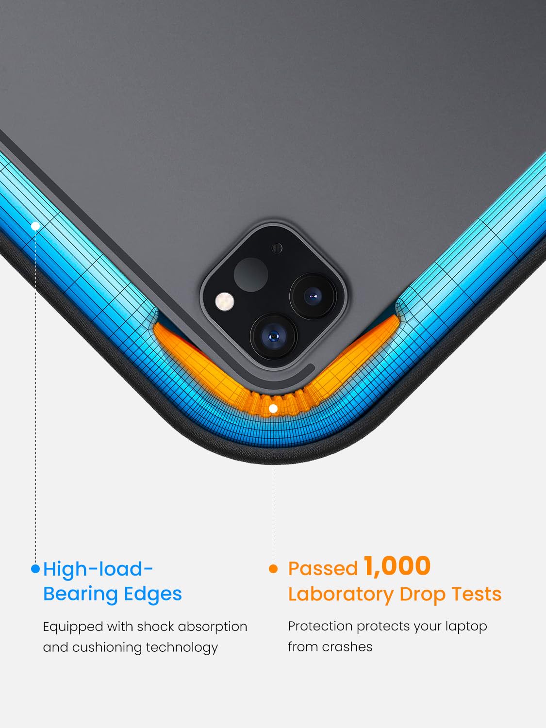 NEWSOUL Funda para Portátil 18,5 Pulgadas, Ligera Funda para Viaje/Oficina