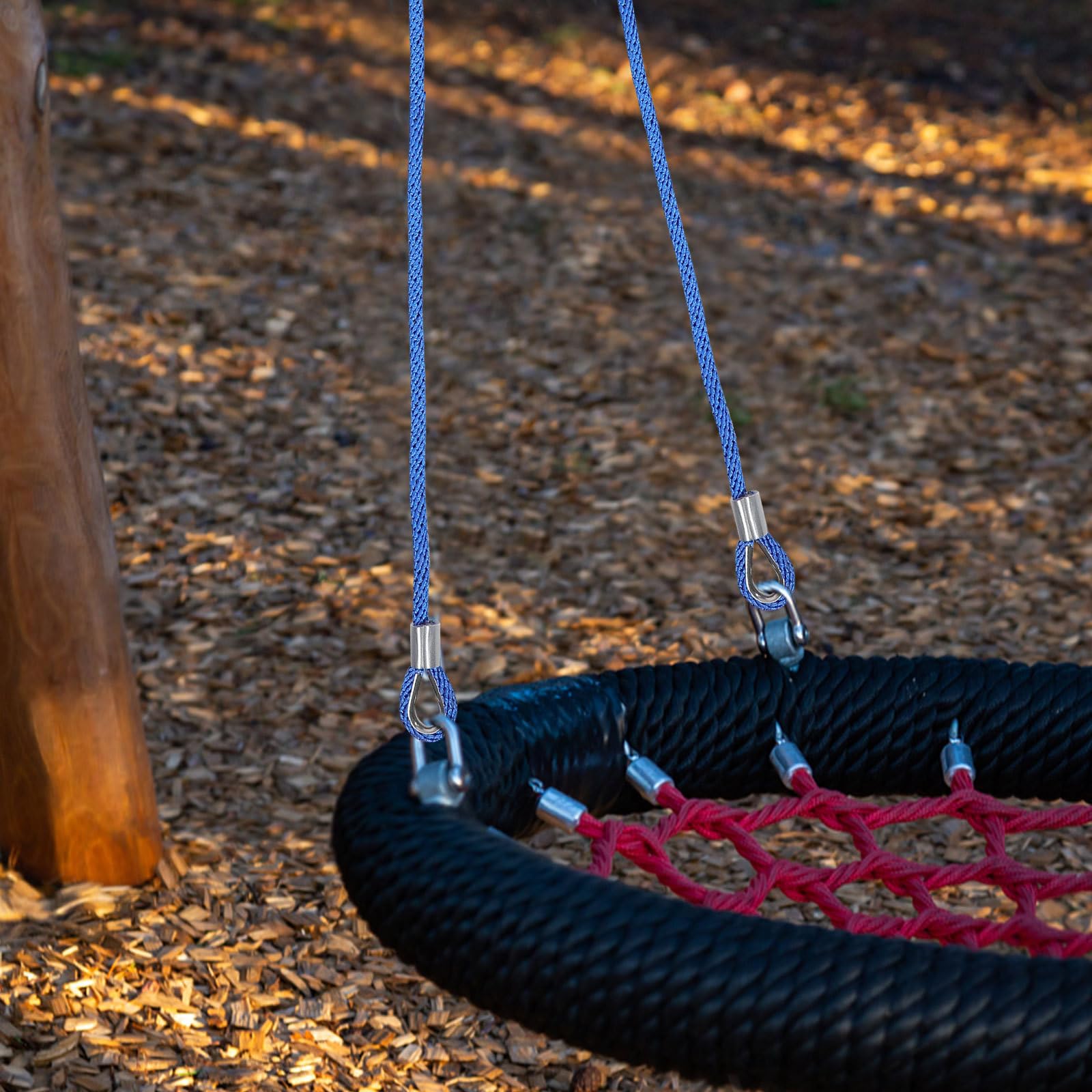 Homoyoyo Verstellbarer Schaukelgurt aus Nylon mit Hängeseil Belastbares Outdoor Schaukelseil für Baumschaukeln und Hängesessel Geeignet für Kinderschaukeln und Spielgeräte im Freien