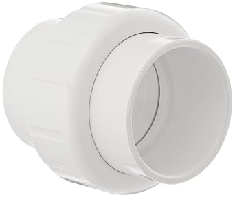 Spears 497 Series PVC Pipe Fitting, Union with EPDM O-Ring, Schedule 40, 3/4" Socket