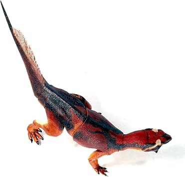 Flat River Group Beasts of The Mesozoic: Psittacosaurus Mongoliensis - 1/6 Scale Dinosaur Action Figure with Base - 12 Interlocking Collectible Miniatures Hand Painted