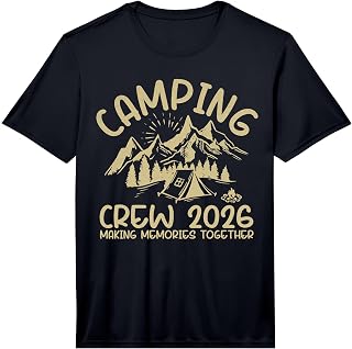 Camping Crew 2026 Family Group Matching Camping 2026 Performance T-Shirt
