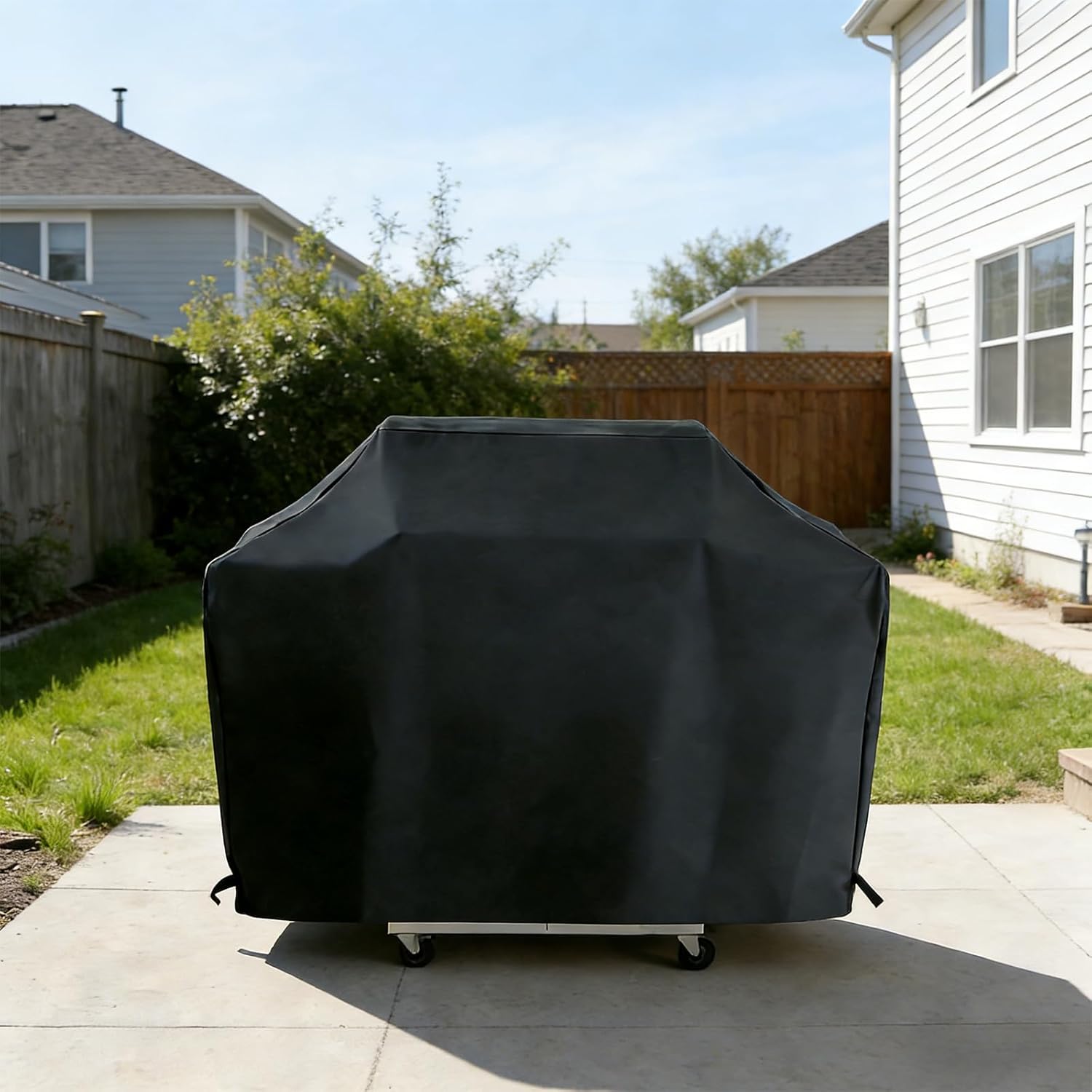 Grill Cover for 4 Burner KitchenAid Gas Grills with 30 inch Fireboxes, Replacement KitchenAid 700-0745A, 600D Heavy Duty Cover for Year-Round Outdoor Protection