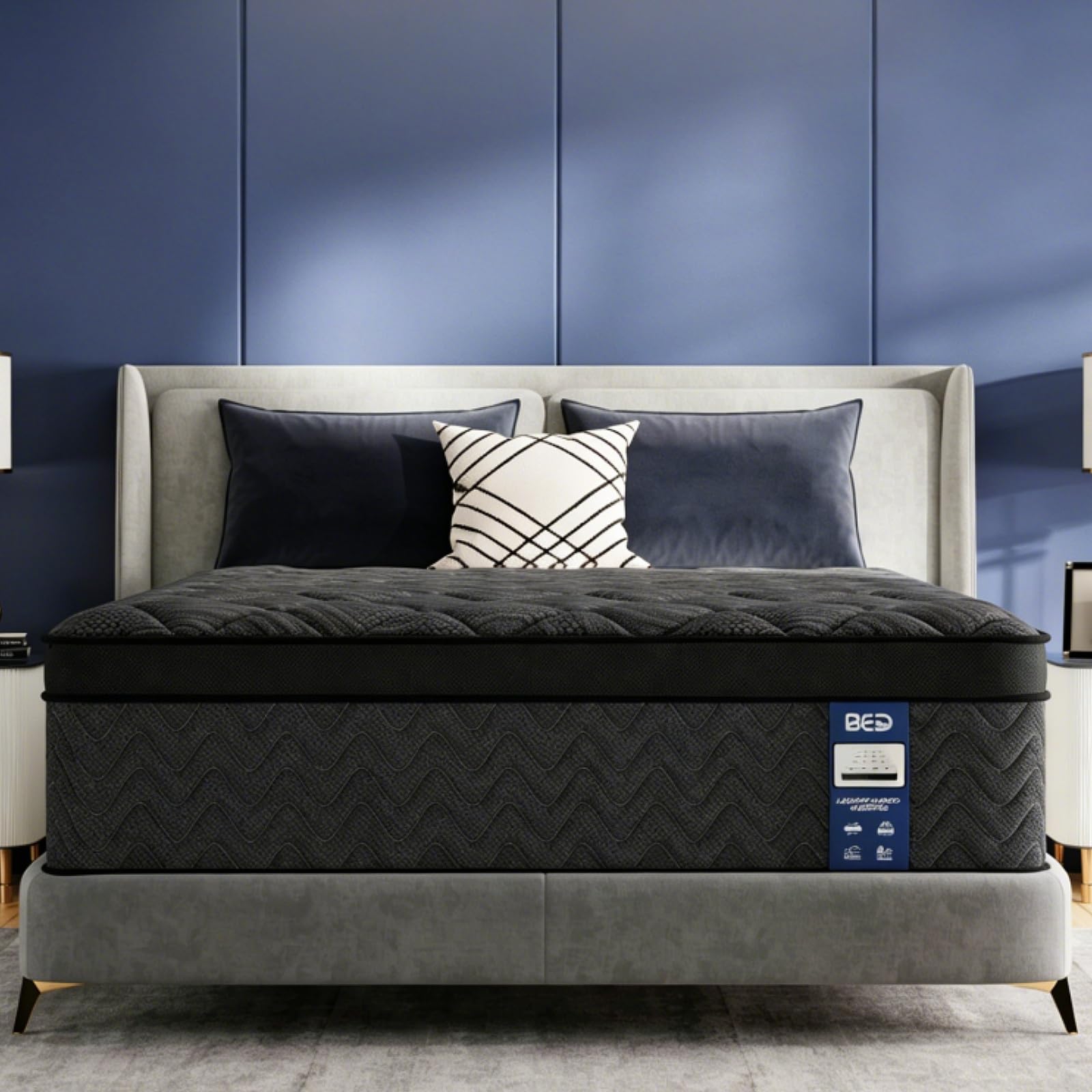 Amazon.com: Hiboss King Size Mattress (Upgraded), 14 Inch Luxury