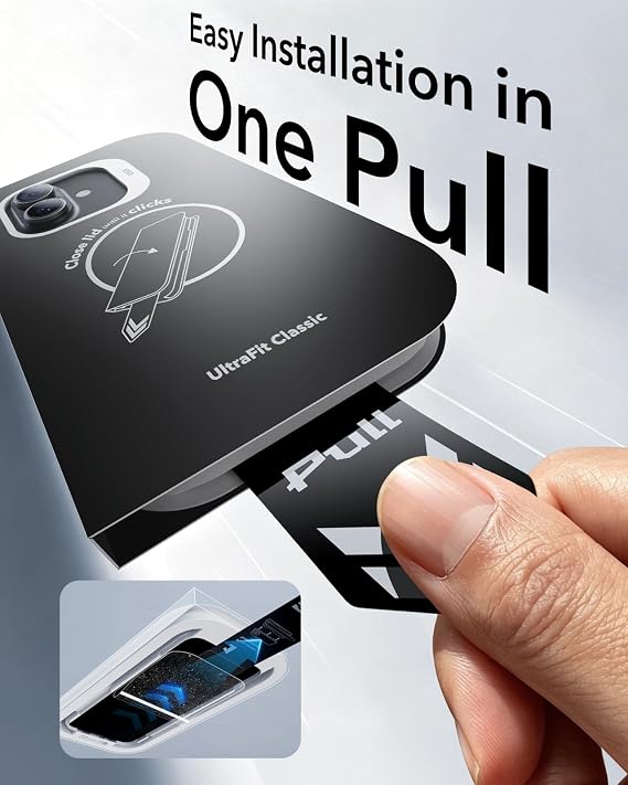 ESR 3 Stück für iPhone 16 Plus/iPhone 15 Plus für Panzerglas Classic