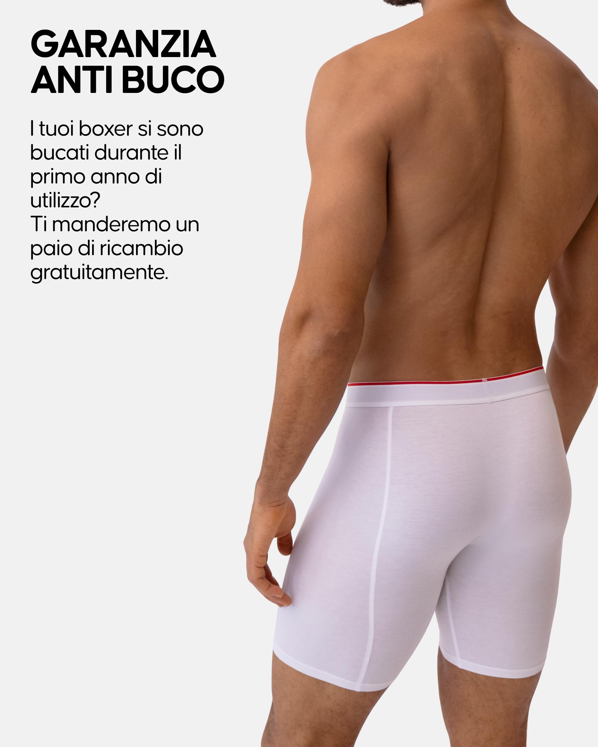 DANISH ENDURANCE Boxer Uomo Lunghi in bambù Ultra Morbido, Mutande Boxer a Pantaloncino in Bamboo, 3 o 6 Paia