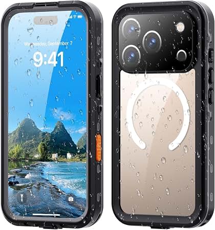 iPhone 17 水没　箱付き Amazon.com: Waterproof Case for iPhone 17 Pro, IP68 Underwater