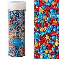 Vista 15 de Sweets Indeed - Chispas para el día de San Valentín, chispas rosas comestibles, perfectas para decoraciones de pasteles, helados, galletas