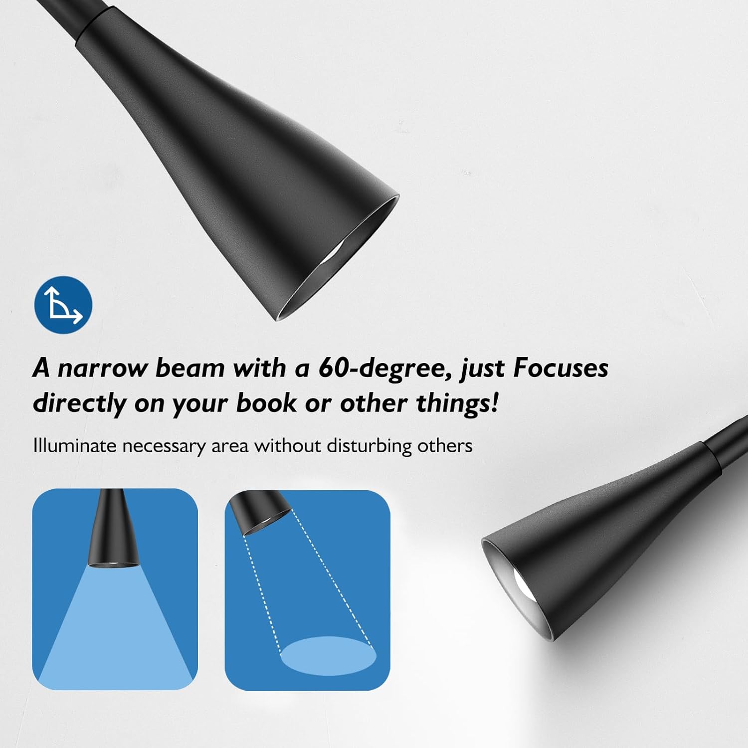 Wall Sconce Light Plug in, Wall Lamps USB Output 5 Color Dimmable Timer Touch Control, Bedside Reading Light, 360°Rotate Flexible Gooseneck Wall Lighting for Bedroom Living Room