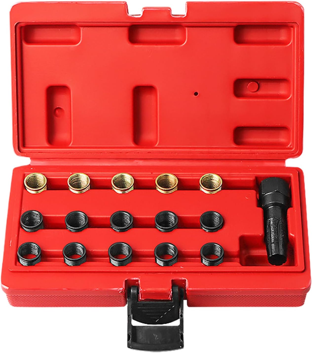 Plug Rethread Kit,16 Piece Socket Professional | Plug Thread Repair Kit with Portable Case - for Truck Car SUV Rv Sedan Automotive Engines Broken Cylinders Engines Generators