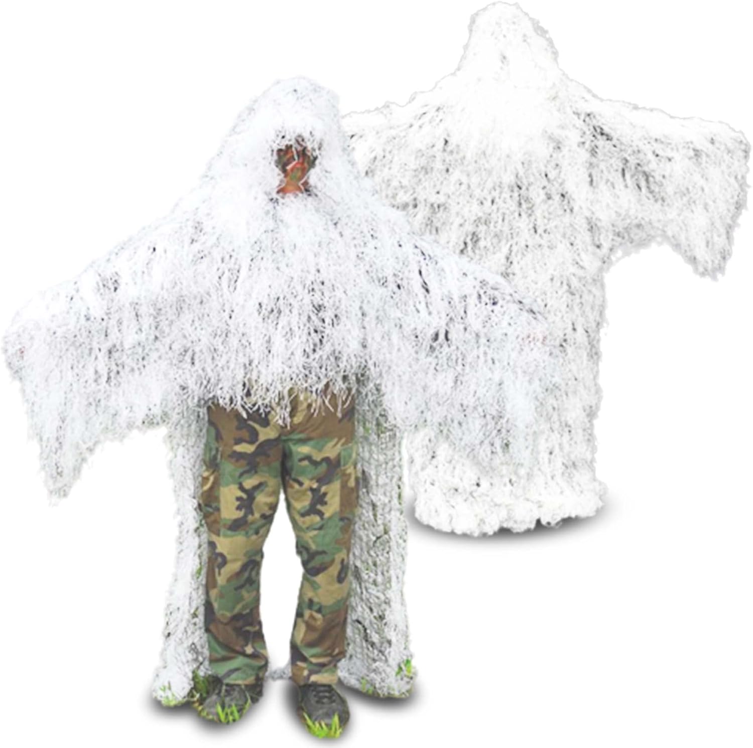 Ghillie Stalker Suit (Winter White)