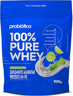 100% Pure Whey - 900g Refil Iogurte Com Limão - Probiótica