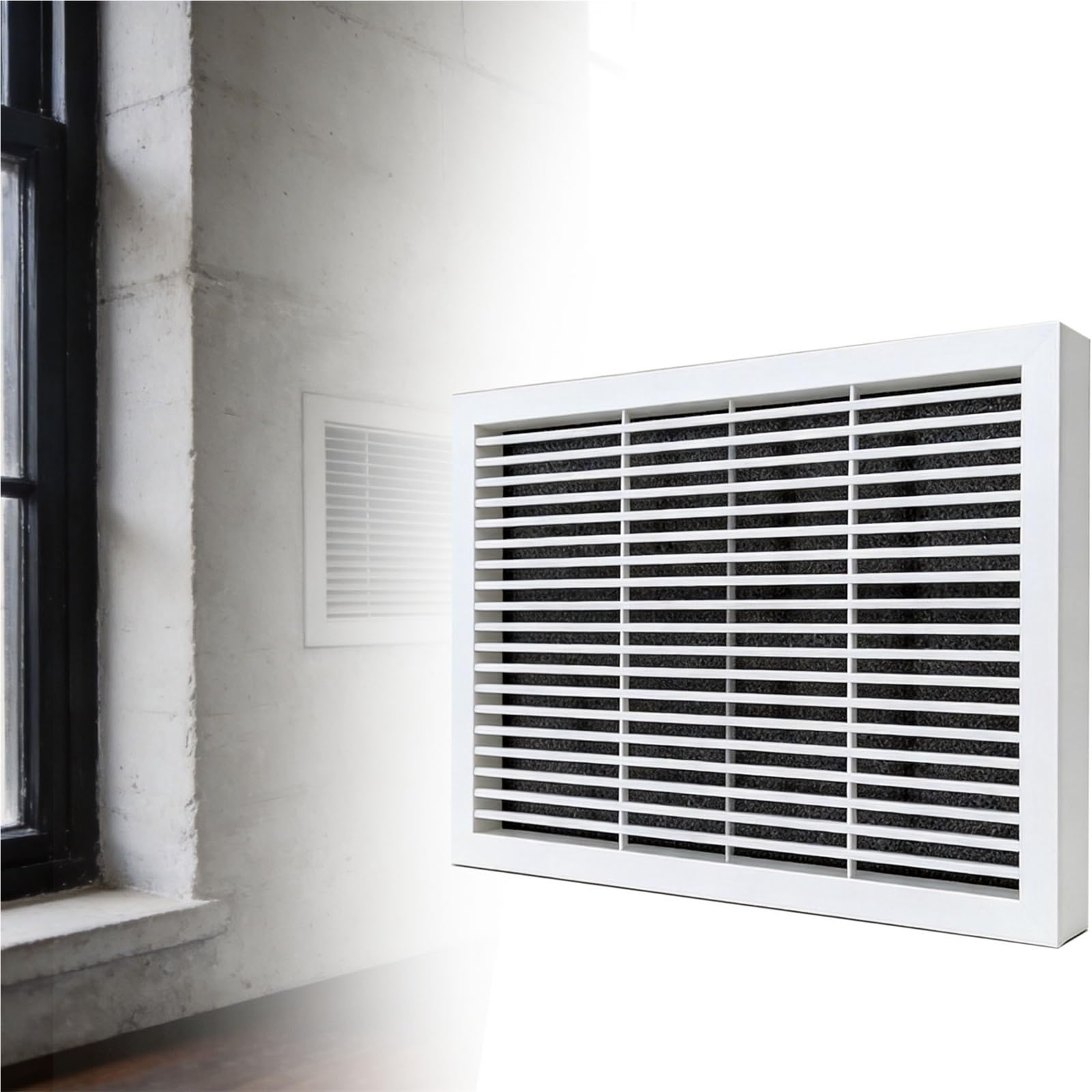 Grille d'air de retour anti-poussière 70x20 cm pour volet de climatisation