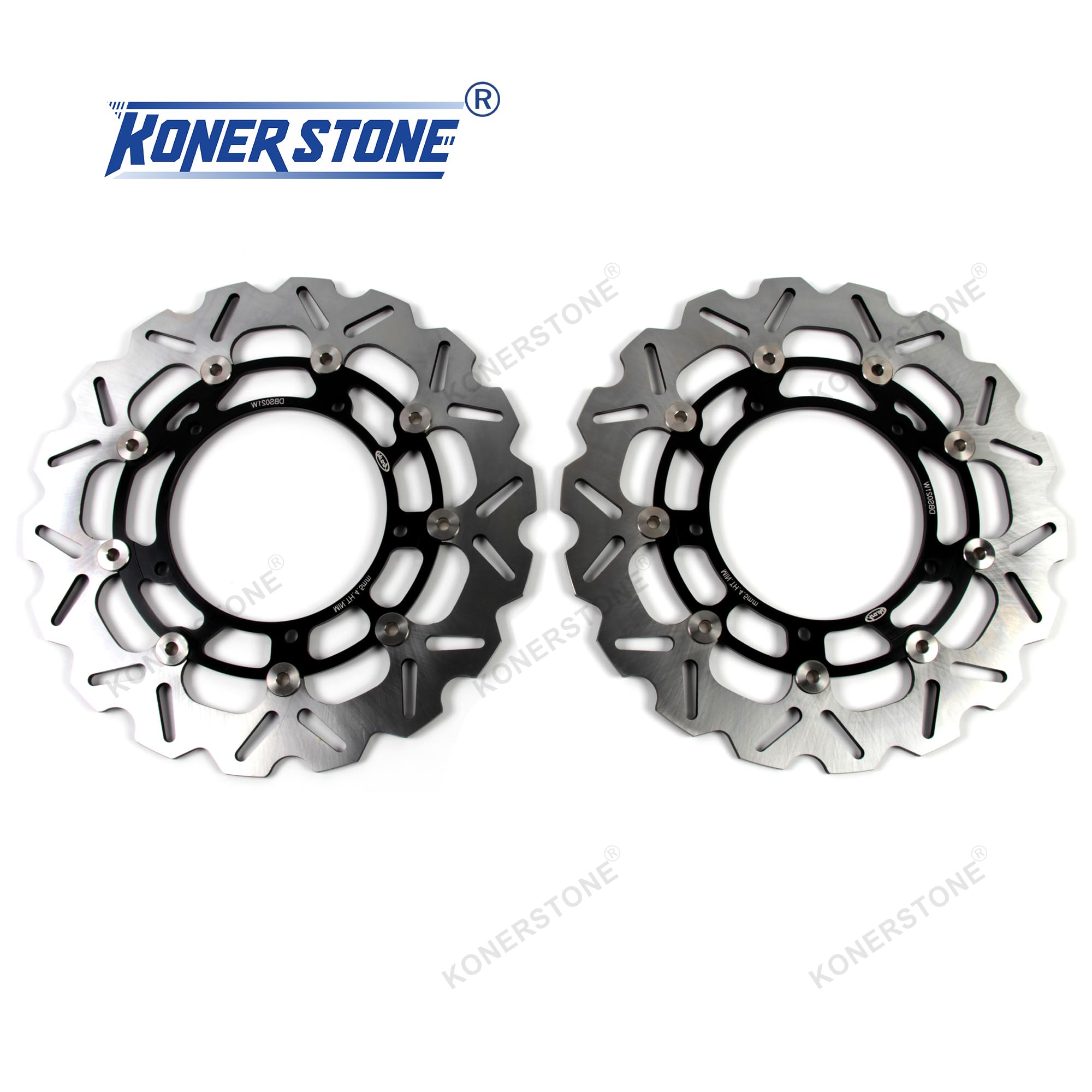 Disques de frein avant pour YZF R1 2007-2014/XTZ 1200 Super Tenere 2010-2020 WORLDCROSSER 2016/XT1200ZE SUPER TENERE 2014-2020 Frein à disque Motorcycle Accessories XTZ1200 Noir