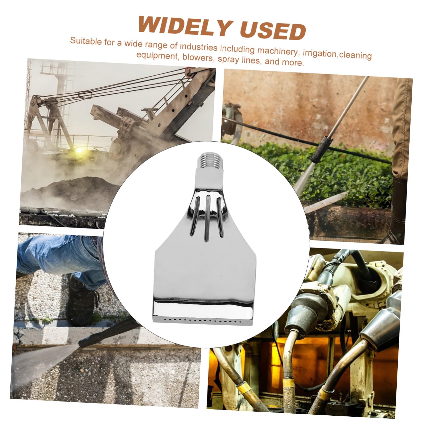 Toddmomy 4 Pezzi Ugello per Compressore Aria Spray Piatto per Macchine Ad Aria Installazione Facile e Compatibile Design per Spruzzatura Precisa All Uso