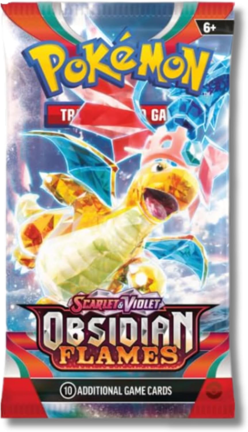 Pokemon Scarlet & Violet Obsidian Flames Booster Pack | Dragonite