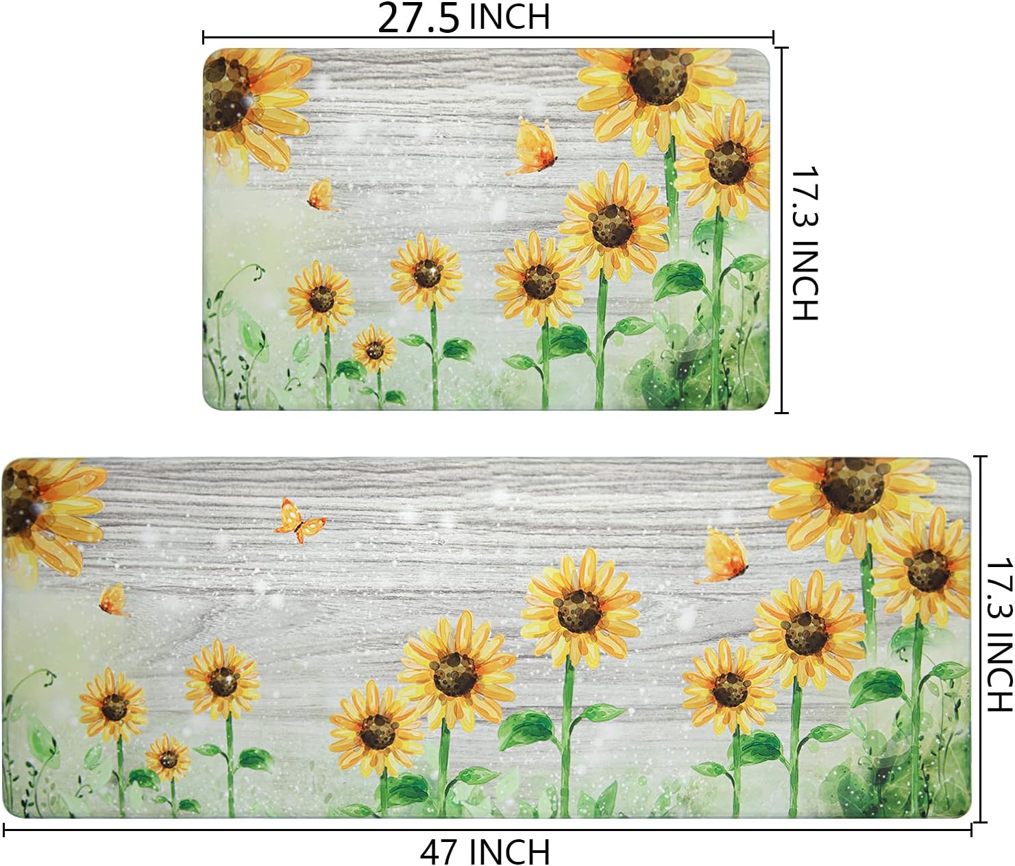 Sunflower Kitchen Floor Mats I Hate Being Bored