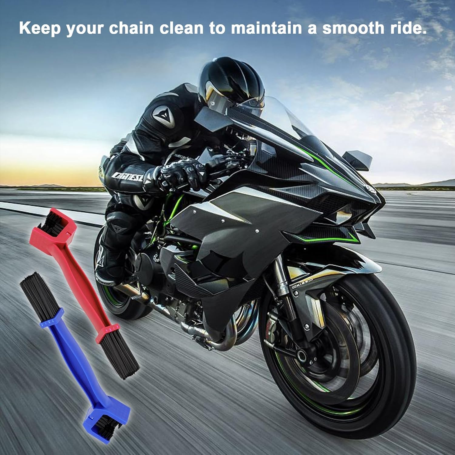 AutokraftZ Multipurpose Motorcycle & Bicycle Chain Cleaner Brush – Durable Bike Chain Cleaning Tool for Motorcycles, Bicycles, Scooters & More – Easy Maintenance for Smooth Ride Performance - Image 9 thumbnail
