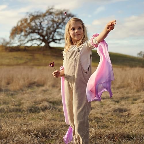 Miniatura 2 de Sarah's Silks Serpentinas de muñeca  Juguetes Montessori y Waldorf 100% seda  Cintas de ritmo para danza, imaginativo y juego de simulación  Incluye