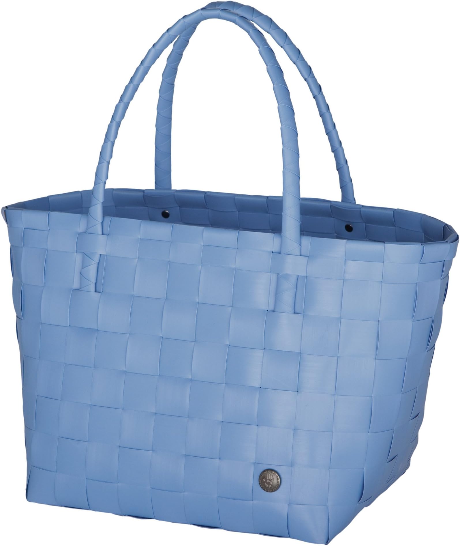 Unek Goods Handed By Paris Recycled Reusable Handmade Woven Grocery Shopping Tote Bag