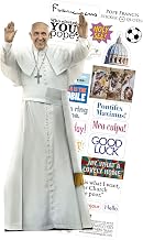 Unemployed Philosophers Guild Pope Francis Quotable Notable from The Die Cut Greeting Card and Sticker Sheet, Envelope Included