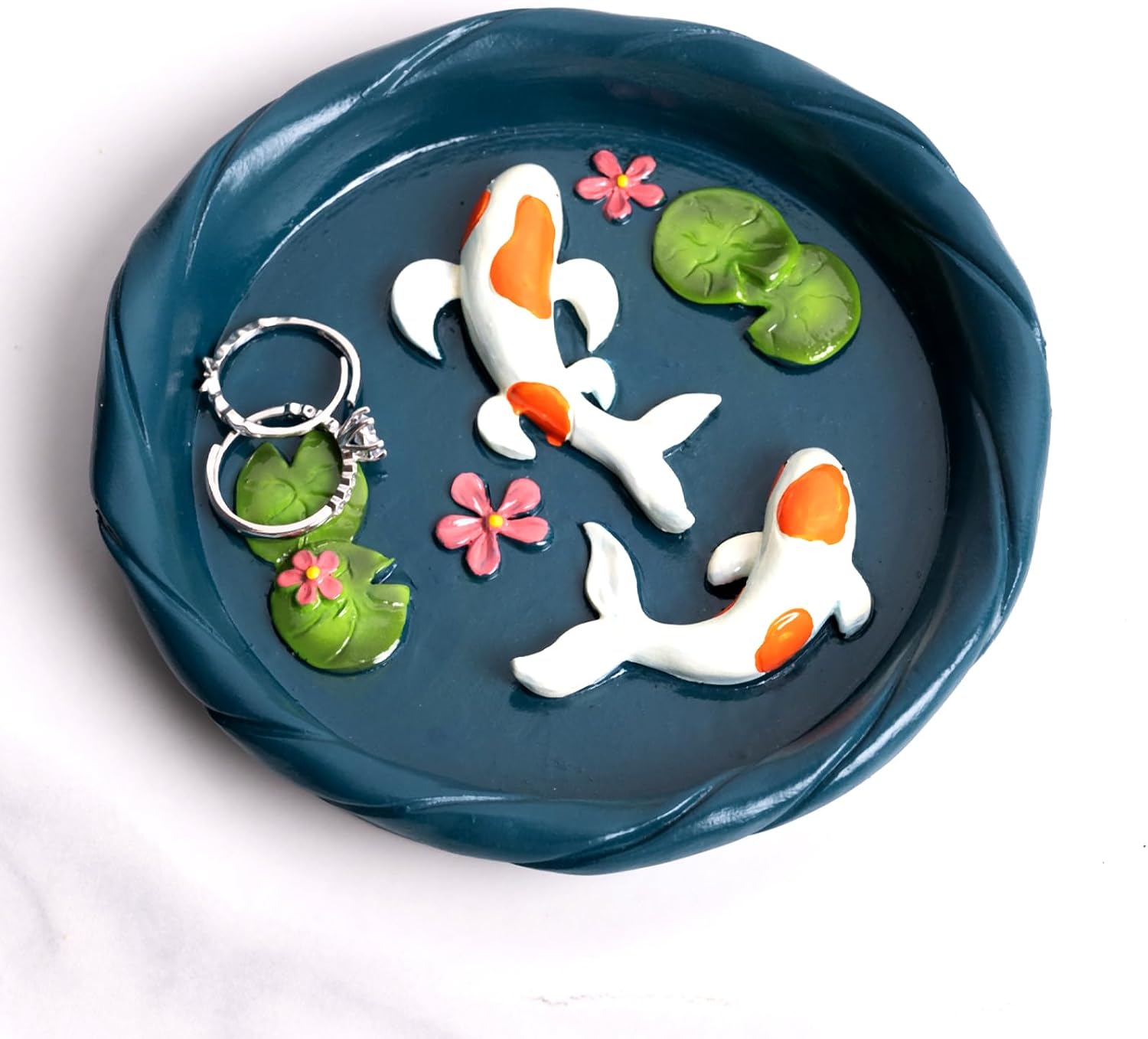Cute Small Mushroom Frog Jewelry Dish - Unique Trinket Tray & Ring Holder for Girls' Rooms - Aesthetic Home Decor Bowl - Gift for Daughters & Friends - Ideal for Rings & Small Accessories