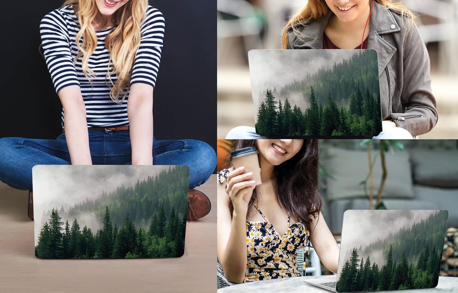 CISSOOK Compatible with MacBook Pro 13 inch Case M2 A2338 with Touch Bar 2023 Release, Forest Hard Shell Case with Keyboard Cover +Screen Protector for Pro 13 2025-2020 A2338 M1 A2251 a2289, Forest - Image 7