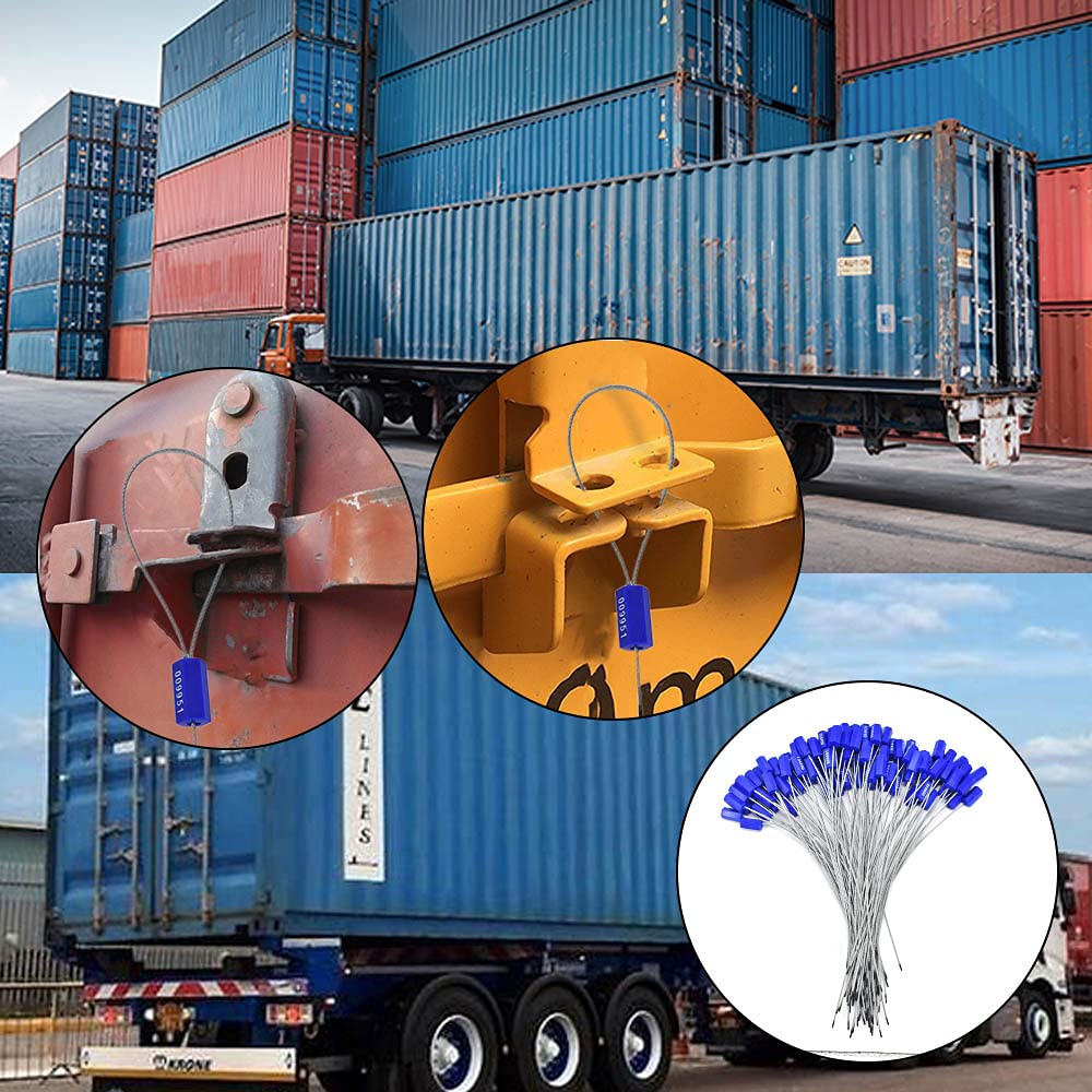 Steel Security Cable Wire Seal Numbered Anti-Tamper Tag