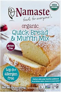 Namaste Gluten Free Organic Quick Bread & Muffin Mix, 454 Grams
