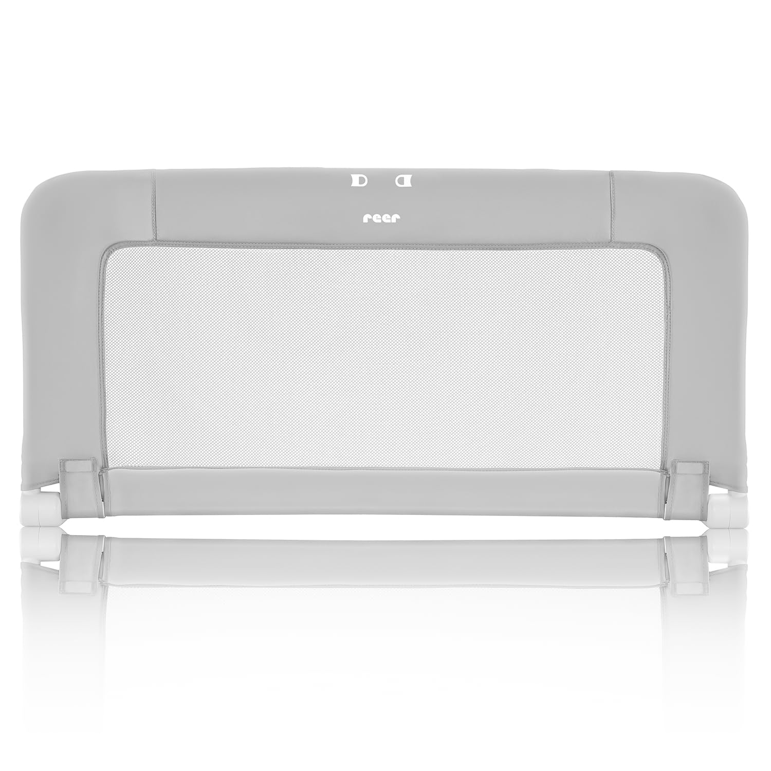 Reer ByMySide, Rausfallschutz fürs Babybett, 100x50 cm Länge, für Betten von 150 - 180 cm, grau