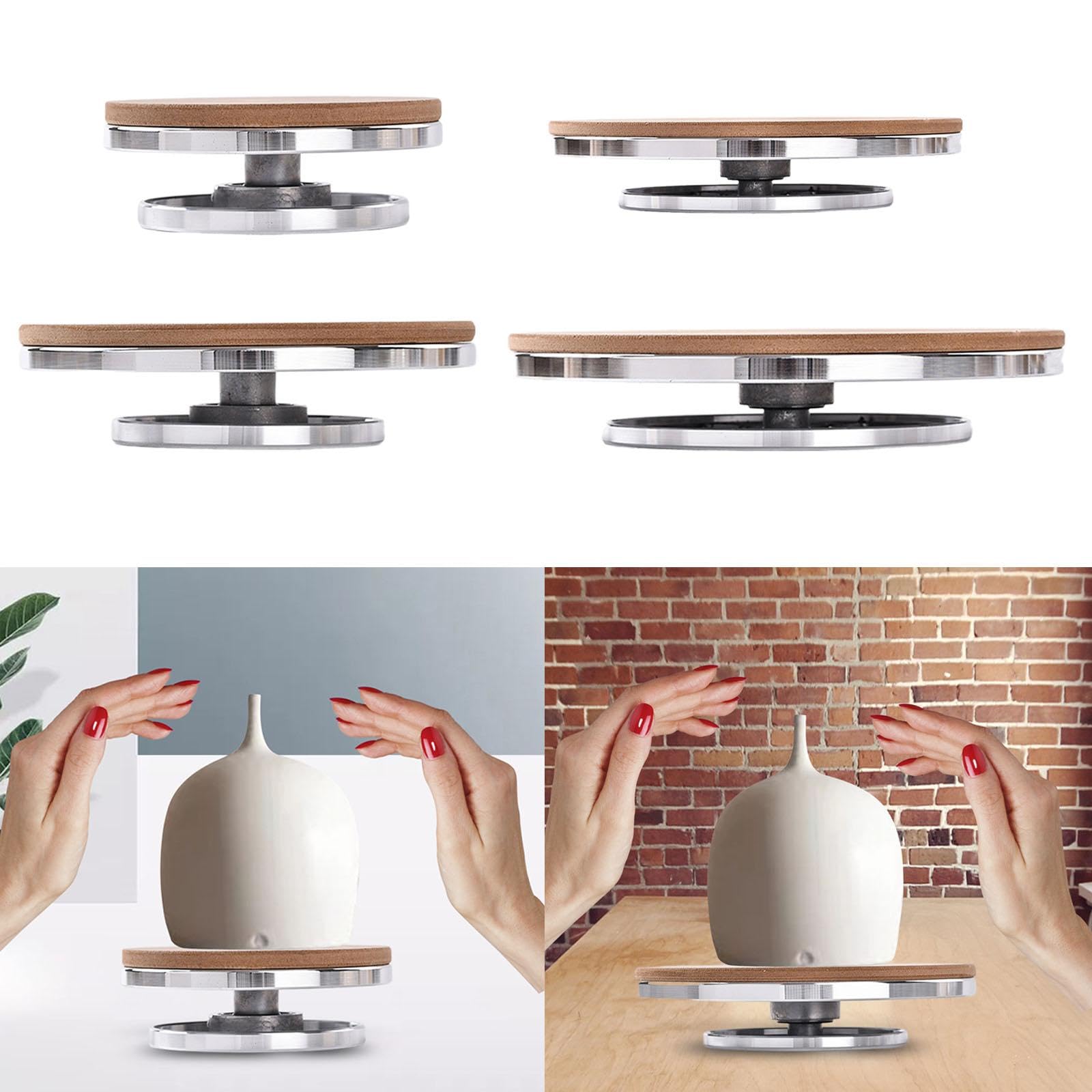 Koło garncarskie 25 cm do gliny artystyczny profesjonalny gramofon do rzeźbienia i malowania ceramiczne narzędzie rzemieślnicze idealne dla artystów i hobbystów