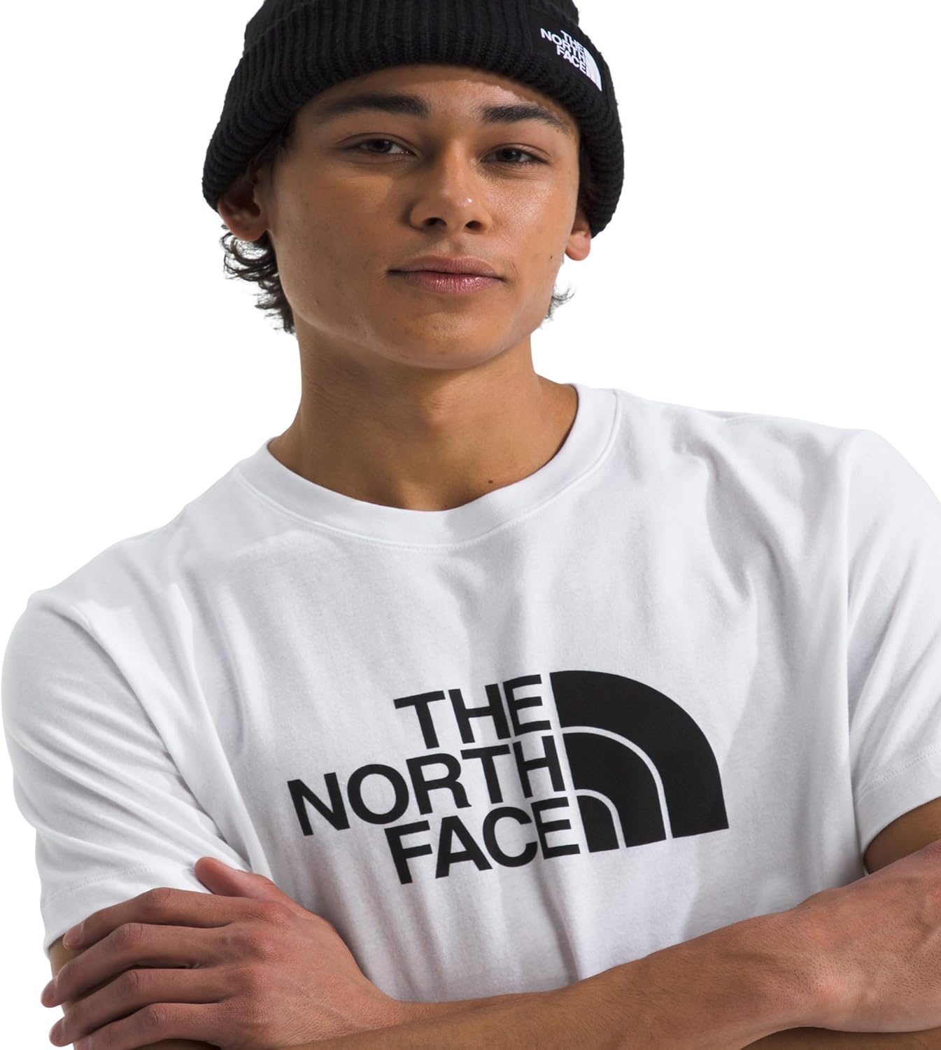 THE NORTH FACE Men's Core Half Dome Short-sleeve Tee | Regular Fit Cotton Shirt With Graphic Design & Ribbed Collar - Image 4