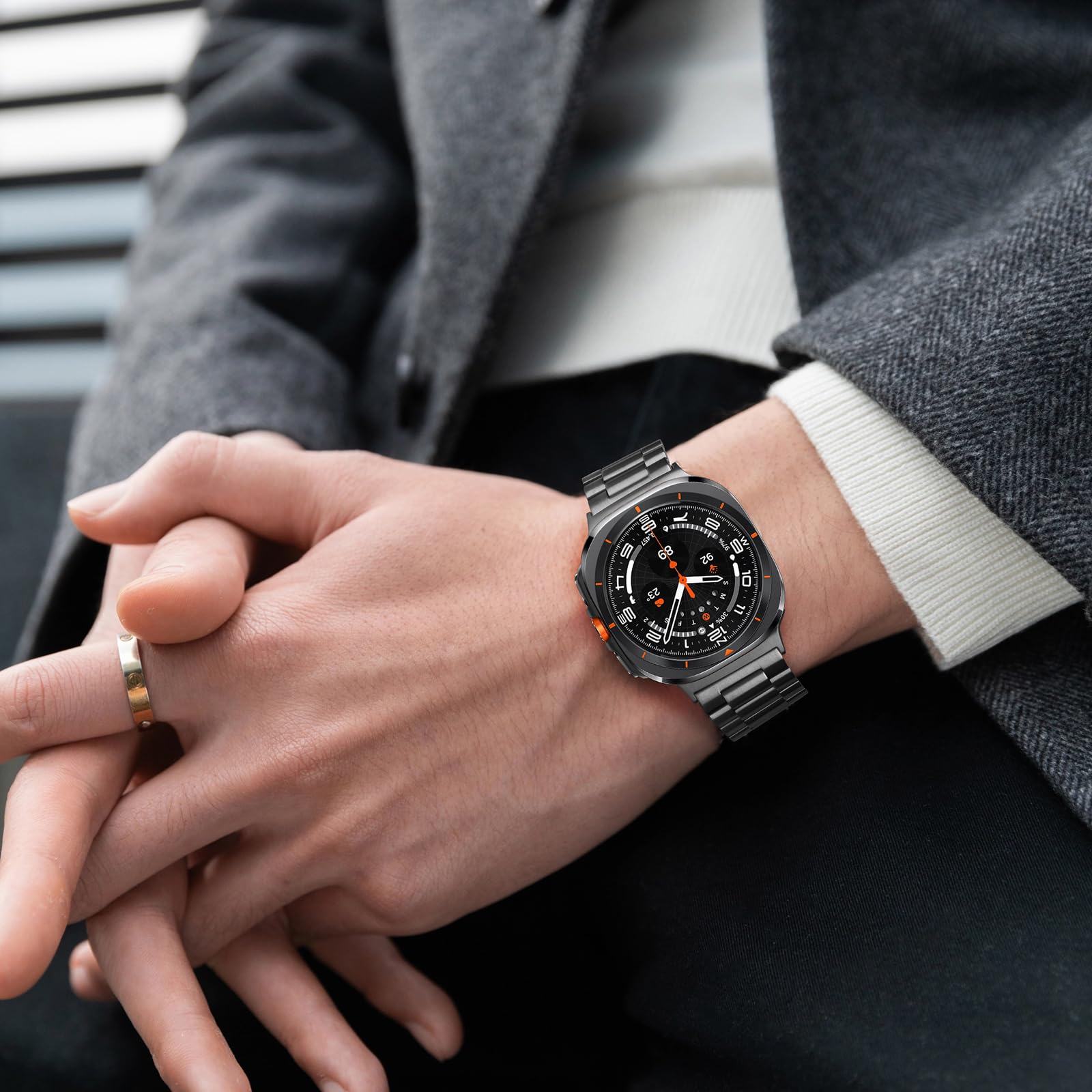 Anlinser Kompatibel mit Samsung Galaxy Watch Ultra 2/1 Armband 47mm