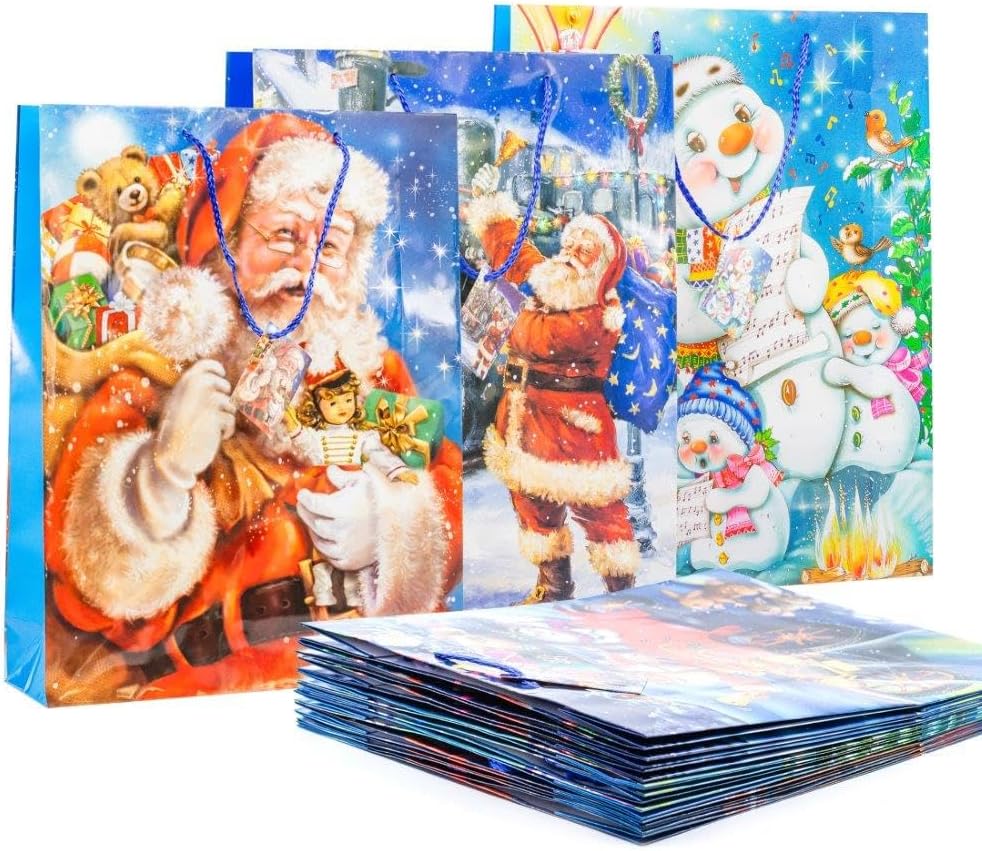 Papyrus Geschenktüte 'Hoppy Holidays' - Für Bierflaschen, Mit Flaschenöffner