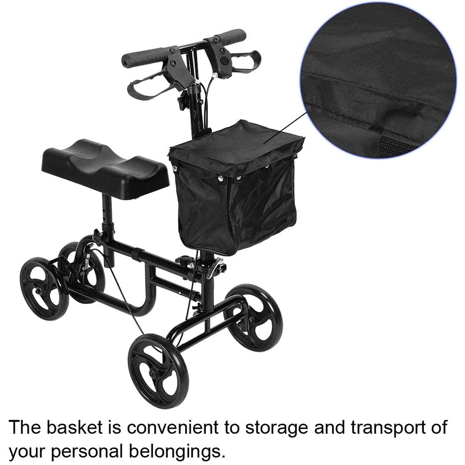 ニースクーター 折りたたみ エコノミーニースクーター ブレーキ付き