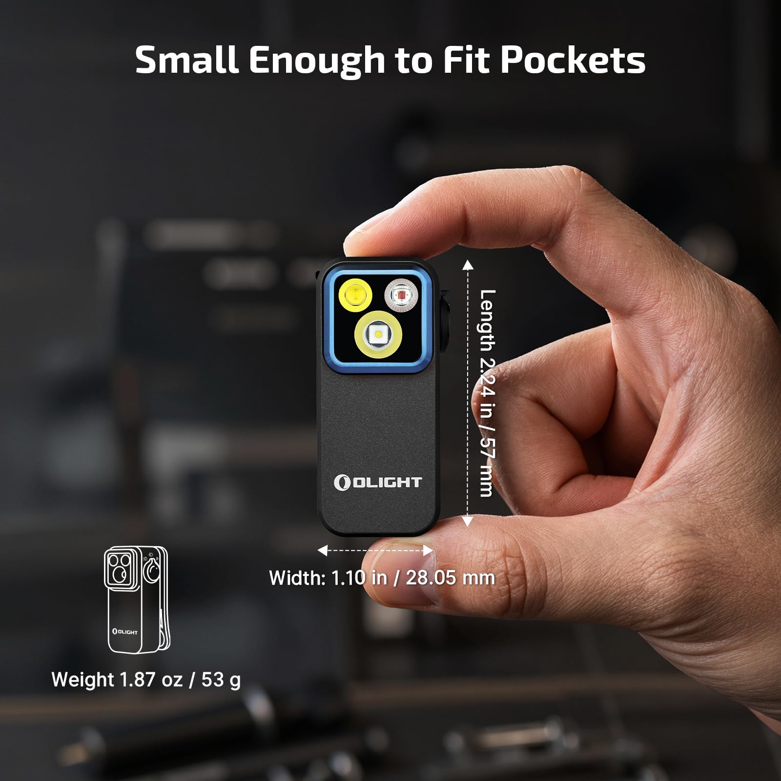 Amazon.com: OLIGHT Oclip Pro Rechargeable EDC Clip-on Flashlight