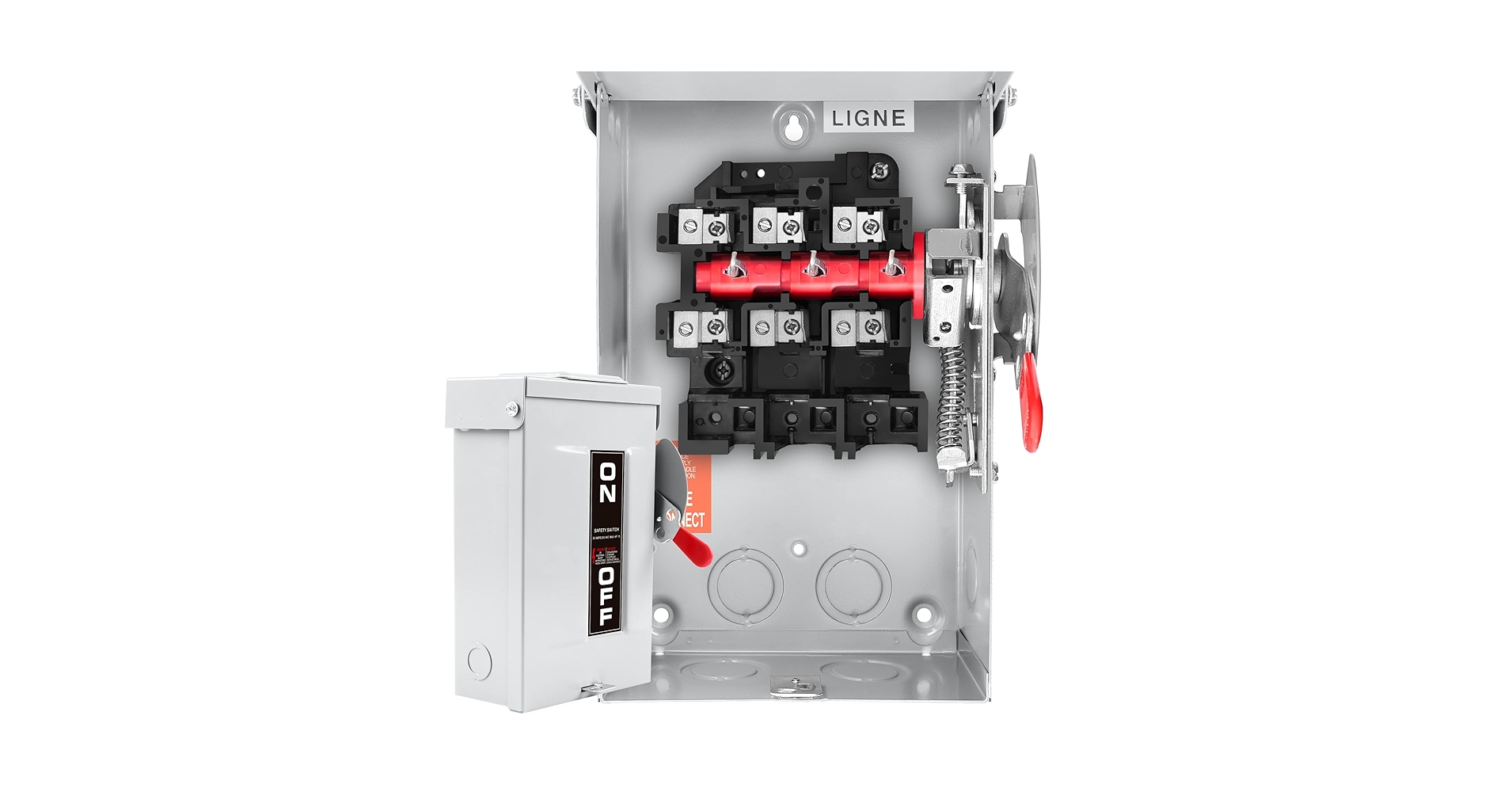 30 Amp Disconnect Switch,2 Pole Safety Switch,Non-Fusible