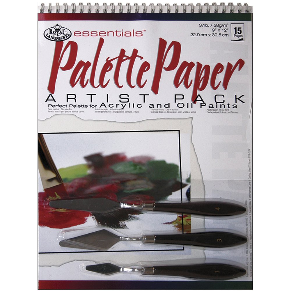 Royal & Langnickel RD364 Malblock – Palettenpapier Für Öl- & Acrylfarben, 5x7 Zoll (35 Blatt)
