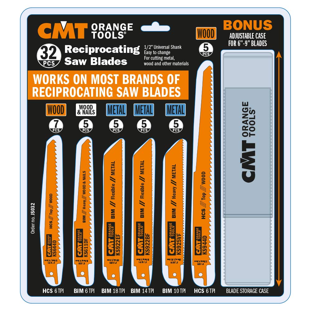 Cmt Js032 Set di Seghetti, 0 W, 0 V