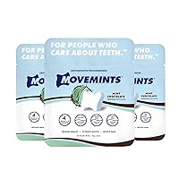 Vista 9 de Movemints Clear Aligner Mints - Alternativa patentada y comestible a los masticables - Refresca el aliento y mejora la boca seca con xilitol, menta