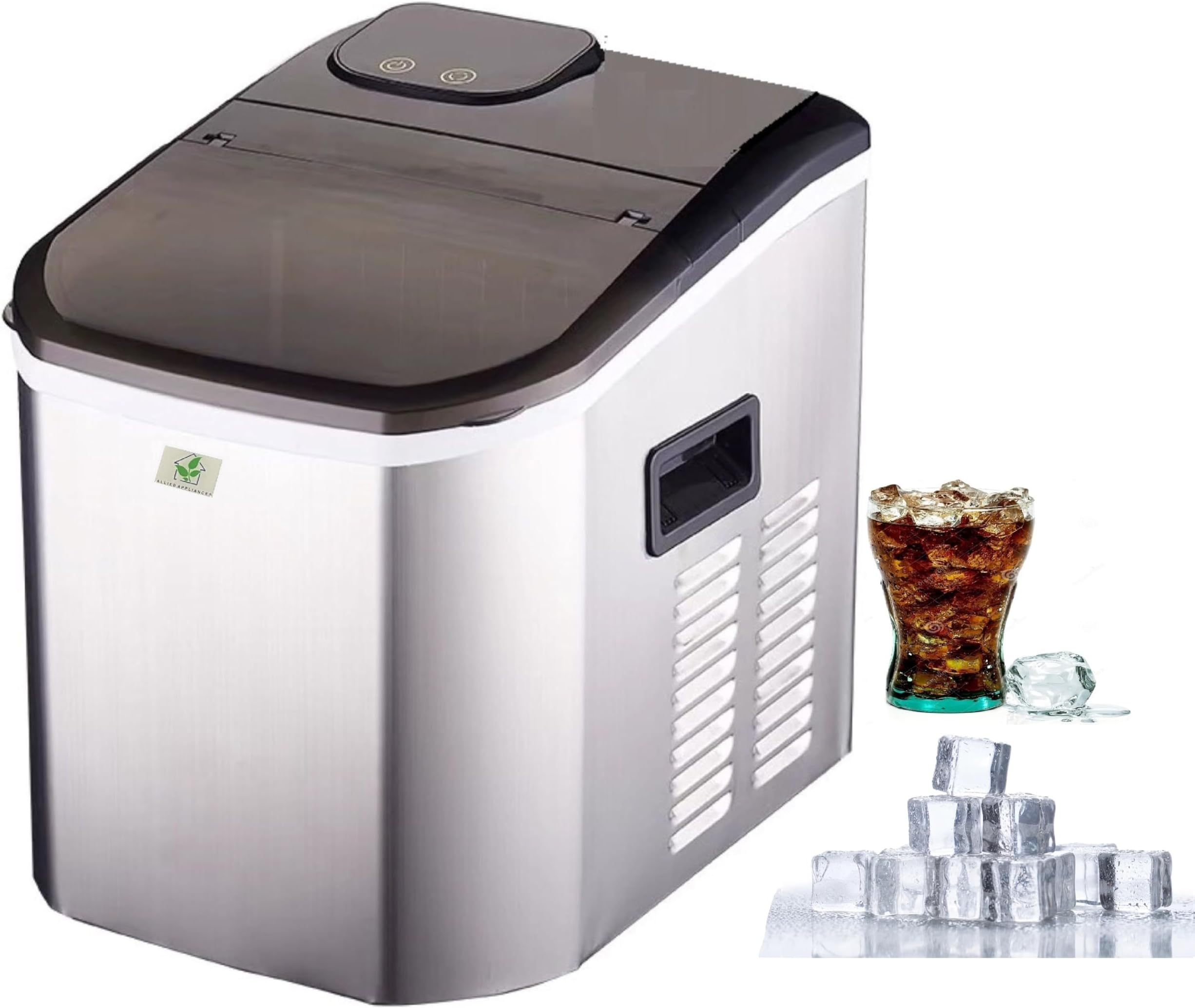 Allied Appliances Commercial Ice Cube Maker, 45Kg in a Day, 45 Crystal ...