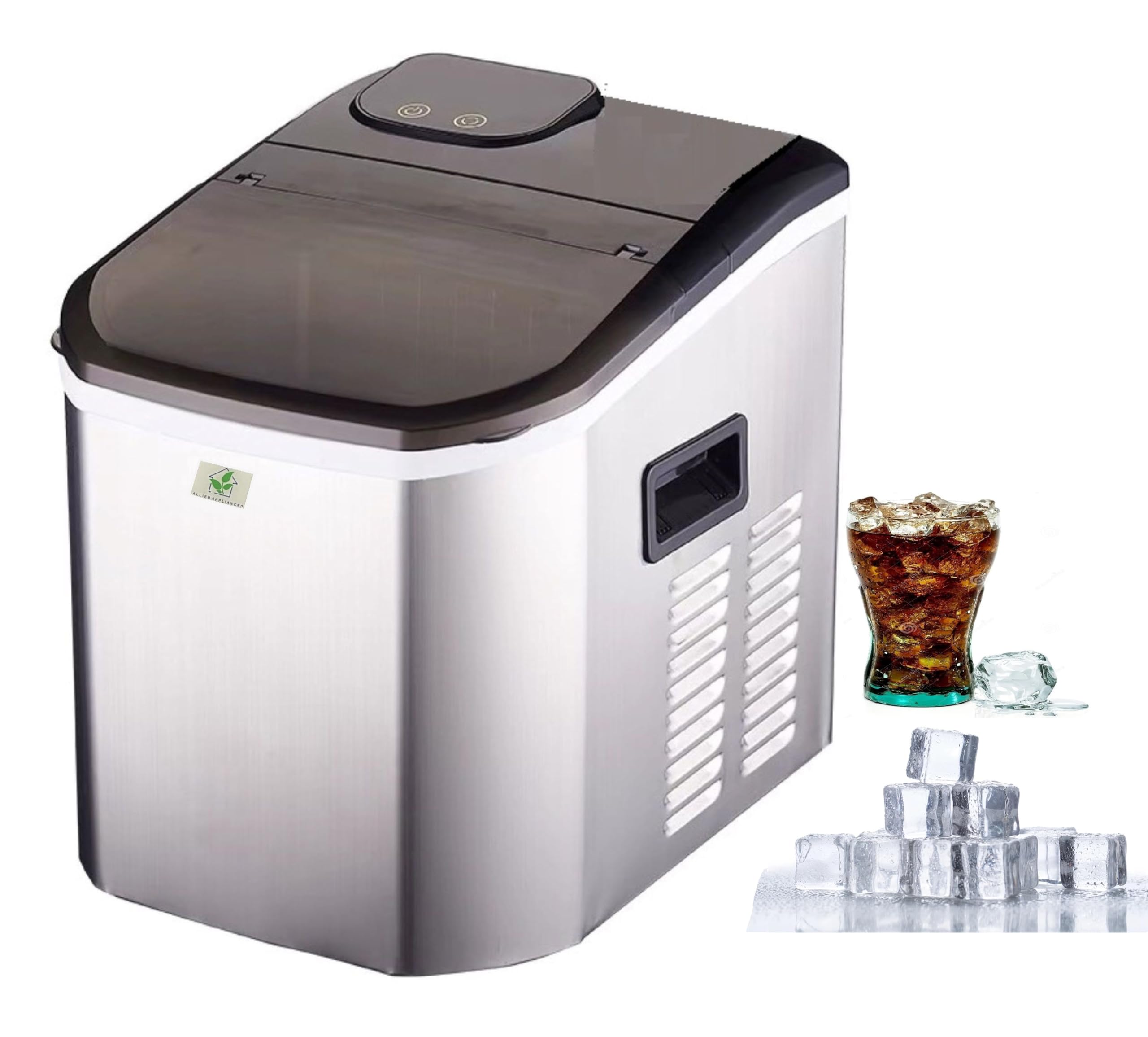 その他 Analogue 3D (Ice Ed.) Allied Appliances Ice Cube Maker Machine, 20Kg crystal clear solid