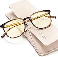 Vista 11 de ANYLUV Gafas de luz azul para mujeres y hombres, lentes de bloqueo de luz azul para mujer, anteojos de computadora antifatiga ocular
