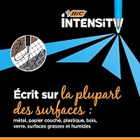 BIC Intensity Permanent Marker 24 féle metál és pasztell szín, gyors száradó - 1 pc. (pack of 24), Single, multicoloured, bookmark 6