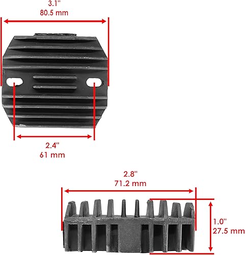 Miniatura 3 de Caltric Rectificador de estator y regulador compatible con Suzuki Vz800 Vz 800 Marauder 800 1997-2004