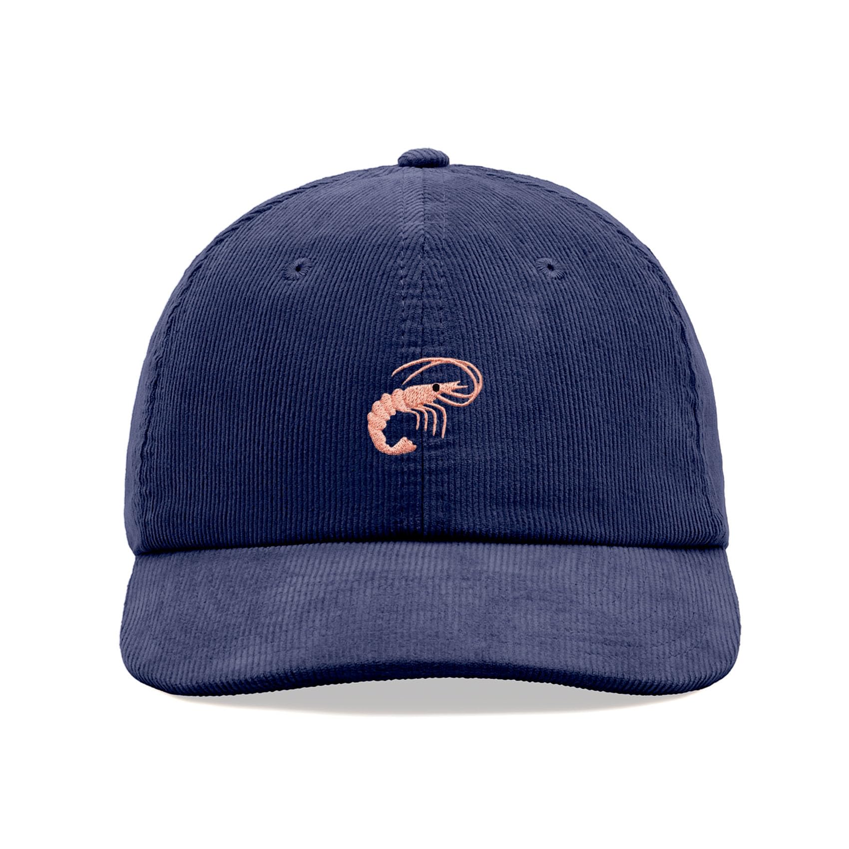Cap Base Unisex Oxford Navy Shrimp Corduroy Baseball Cap Vintage Dad Hat Adjustable Fishing