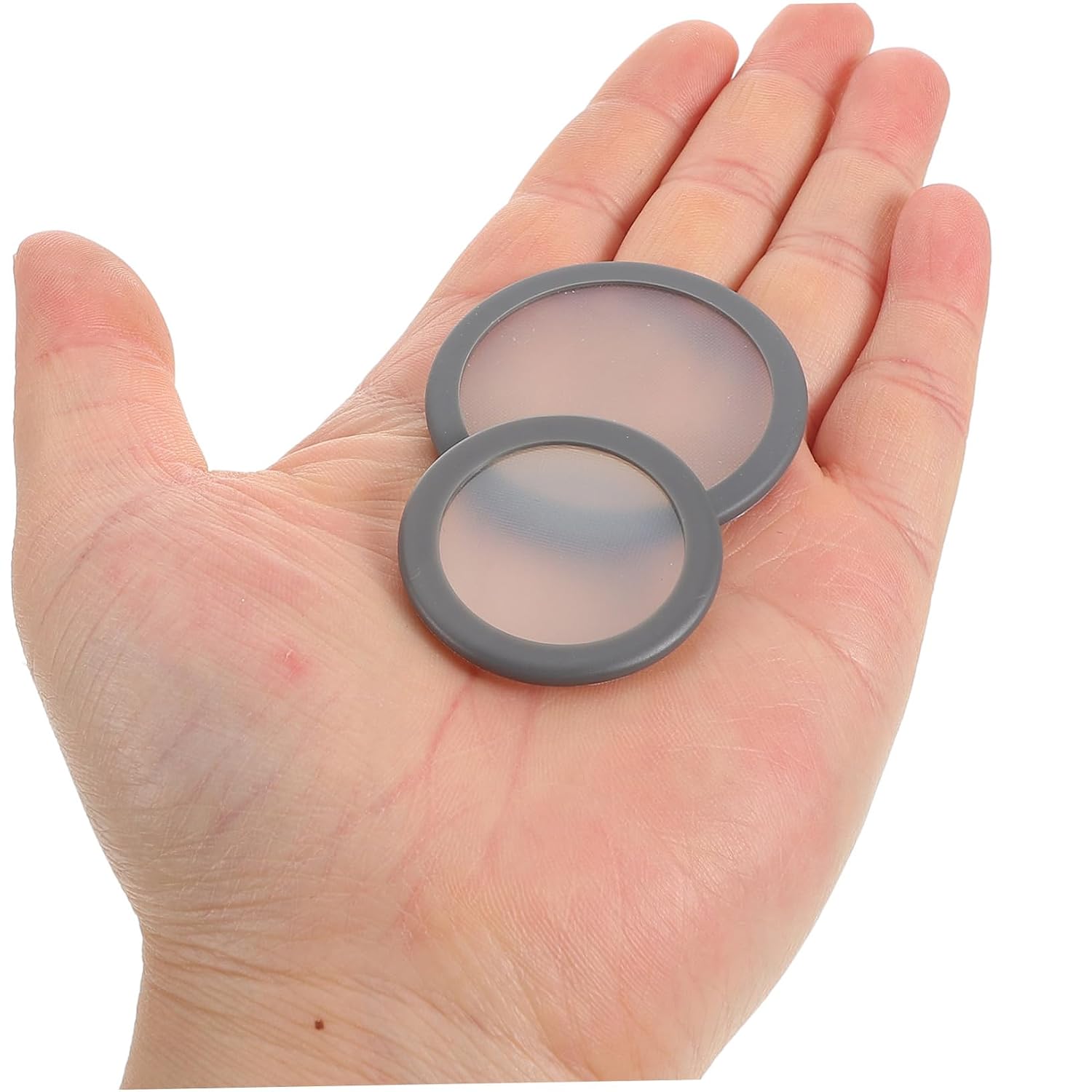 2pcs Replacement Diaphragm for Pediatric and Adult Use Floating Membrane Grey Accessory for Enhanced Acoustic Clarity