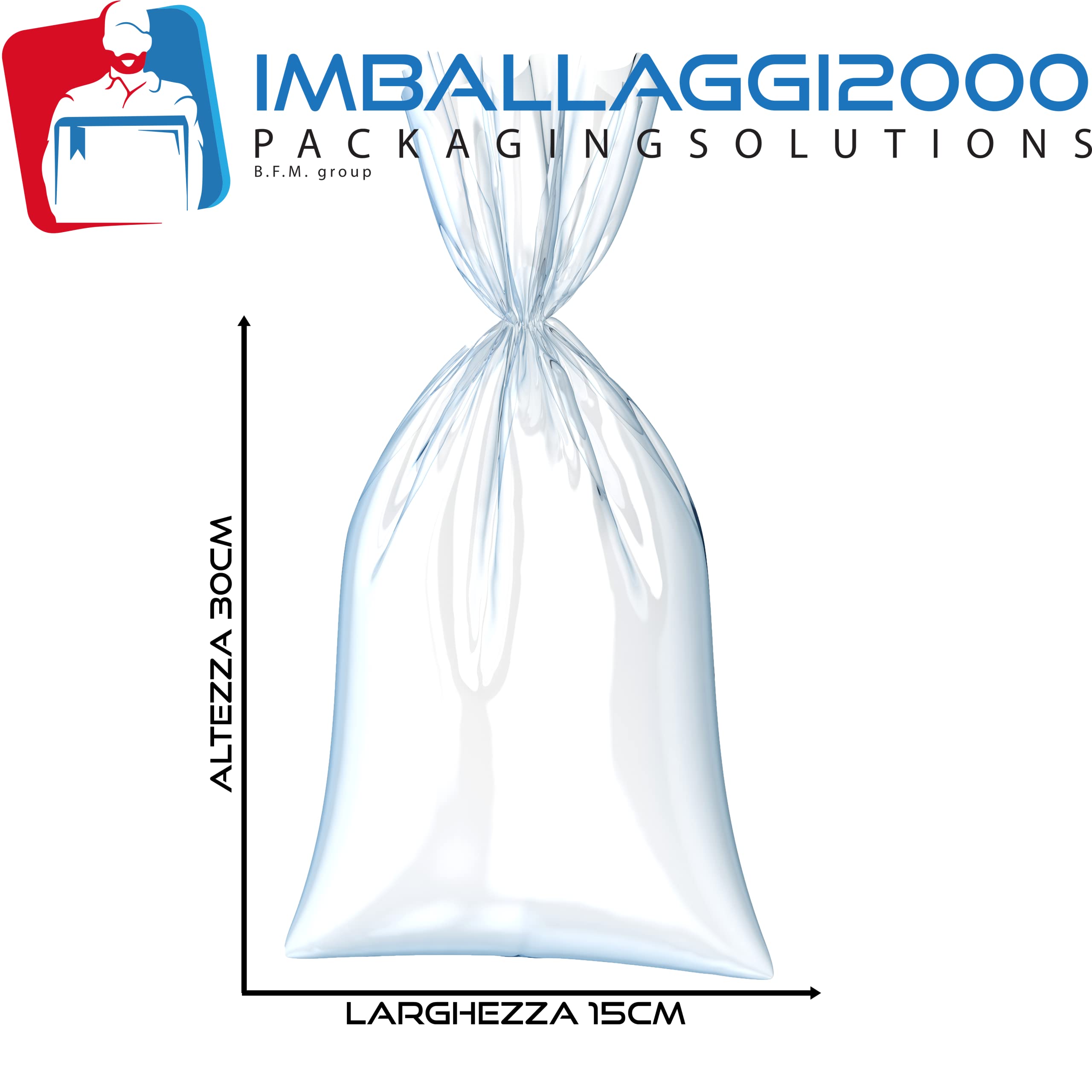 Sacchetti Trasparenti Per Alimenti 3000 Sacchetti In Politene 12 X - Foto 6