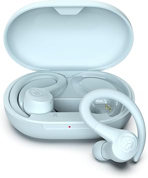JLab Go Air Sport+ Running Headphones - Bluetooth Earbuds, Light Blue