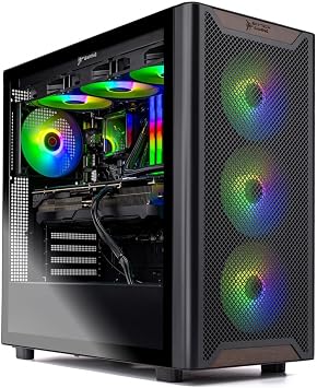 Skytech Gaming Chronos 3 Gaming PC, AMD Ryzen 9 9900X 4.4GHz, NVIDIA RTX 5070 Ti 16GB VRAM, X670 Board, 4TB Gen4 NVMe SSD, 64GB DDR5 RAM 5200, 850W Gold ATX 3 PSU, 360 ARGB AIO, WI-FI 5, Windows 11