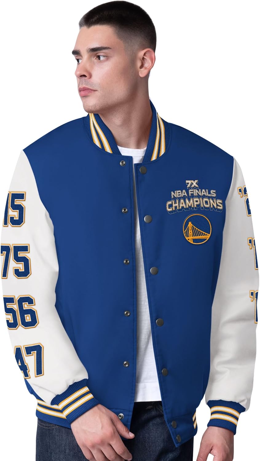 G-III Sports Men's Change Up NBA Finals Champions Commemorative Varsity Jacket